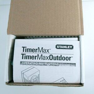 Stanley Timer Max Outdoor Timer Plug Open Box New Green